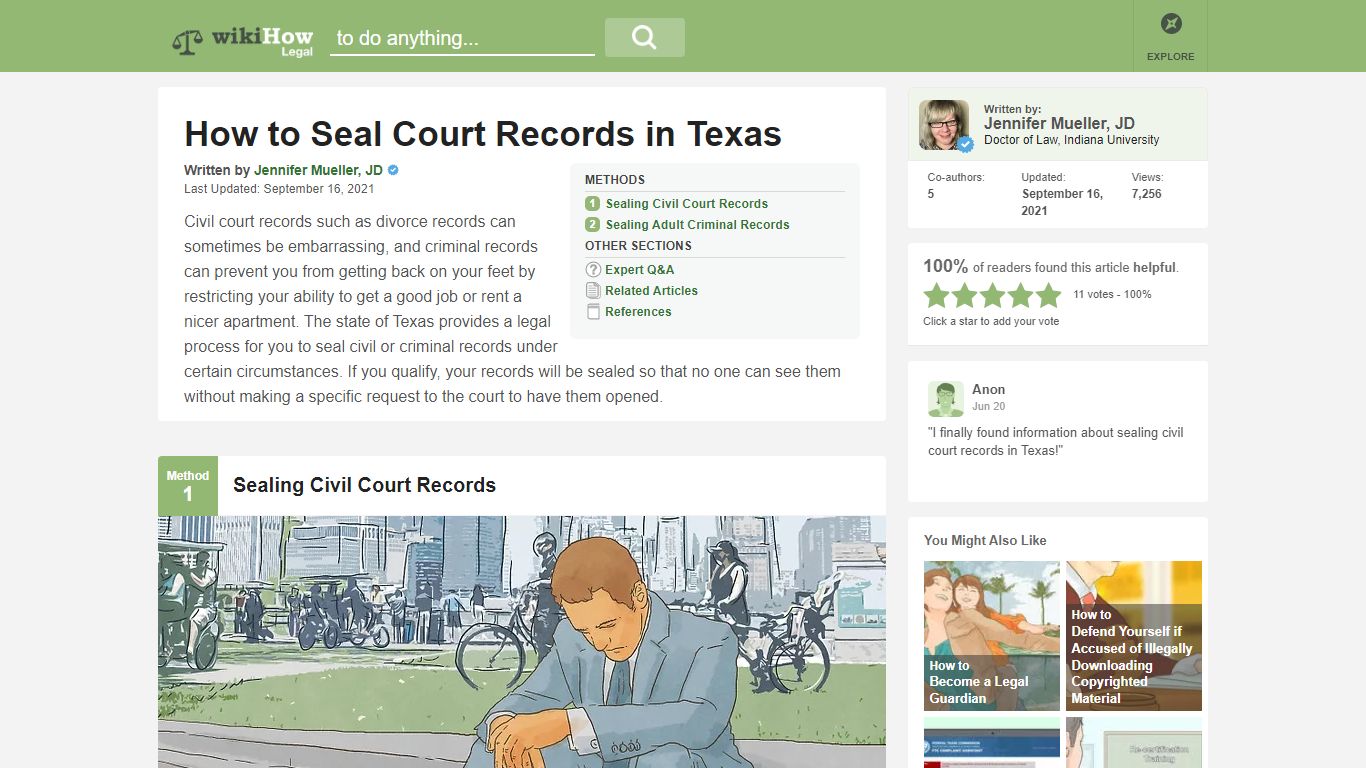 How to Seal Court Records in Texas (with Pictures) - wikiHow Legal